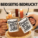 Silke Tasse Geschenk Original 100% Silke Geschenkidee Geburtstag Schwarz Trendation
