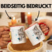 Wolf Tasse Geschenk Geometrisch Realistisch Geteilt Geschenkidee Rot Trendation