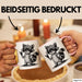 Waschbär Rockmusik Tasse Geschenk für Tiermusikliebhaber Rosa Trendation