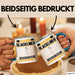 Slackliner Tasse Geschenk für Slackliner Geburtstag Lustiger Spruch Kaffee-Becher Was Ist Deine Superkraft Blau Trendation