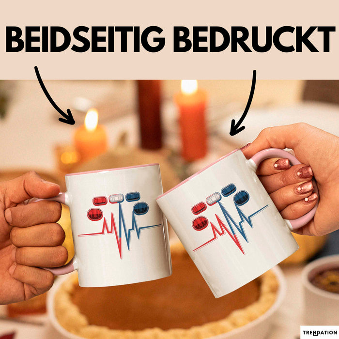 Sanitäter Tasse Geschenkidee Notfallmediziner Geschenkidee Lustig Rosa Trendation