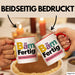 Schüler Abschluss Tasse Geschenk Lustige Geschenkidee Spruch Bam Fertig Rot Trendation