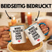 Büroarbeit Kollege Tasse Geschenk Lustige Geschenkidee Spruch Wird Scheisse Hier Ohne Dich Blau Trendation