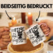Its Fine Im Fine Everything Is Fine Tasse Geschenk Katze Humor Sarkasmus Kaffee-Becher Rosa Trendation
