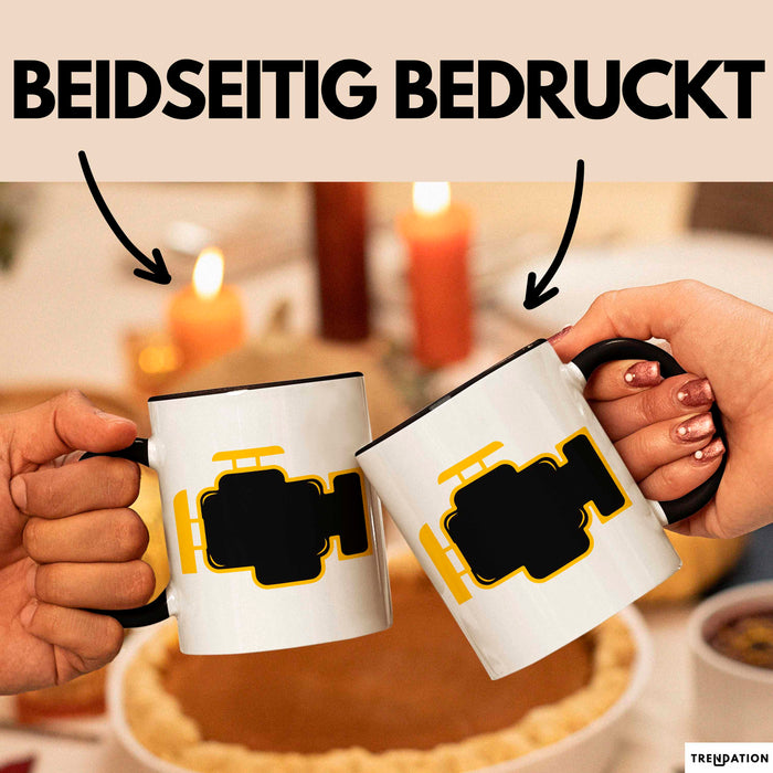 Motorkontrollleuchte Tasse Geschenk Lustige Geschenkidee Trendation