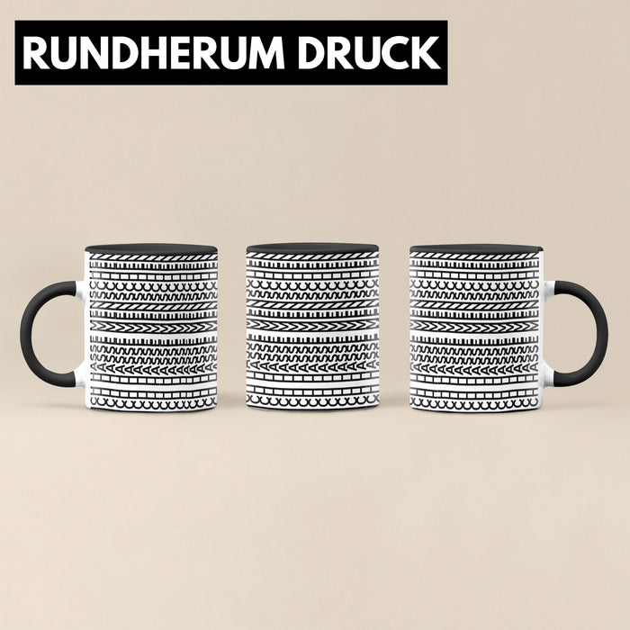 Ich Hasse Menschen Tasse Lustiges Geschenk Allover-Print Quer Lesen Trendation