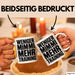 Fußballtrainer Fußballteam Tasse Geschenk Lustige Geschenkidee Spruch Weniger Mimimi Mehr Training Weiß Trendation