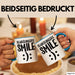 Physiklehrer Unterricht Tasse Geschenk Lustige Geschenkidee Spruch Schrödingers Smile Blau Trendation