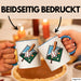 Baseballspieler Tasse Geschenkidee für Baseballliebhaber Blau Trendation