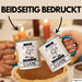 DJane Tasse Geschenk Becher Stark Attraktiv Furchtlos DJane Lustige Geschenkidee Blau Trendation