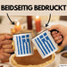 Griechenland Tasse Geschenk Grieche Flagge Hoch Kaffee-Becher Trendation