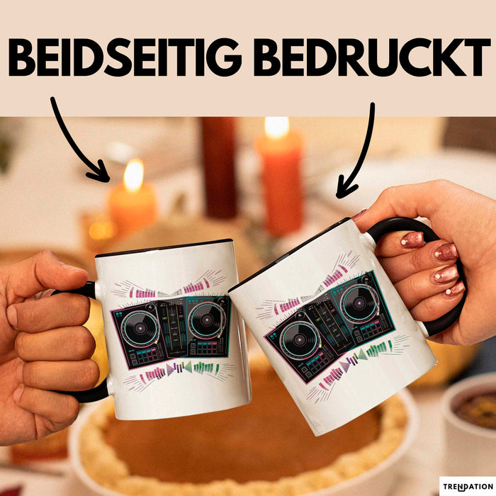 DJ Tasse Geschenkidee für Musikmixer Fans Trendation