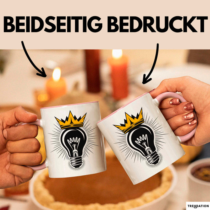 Startup Gründer Tasse Geschenkidee für Unternehmer Fans Rosa Trendation