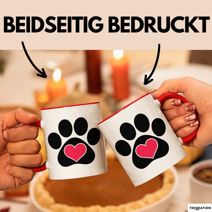 Hunde Liebhaber Tasse Geschenkidee Haustier Eltern Lustiger Geschenkidee Lustig Rot Trendation