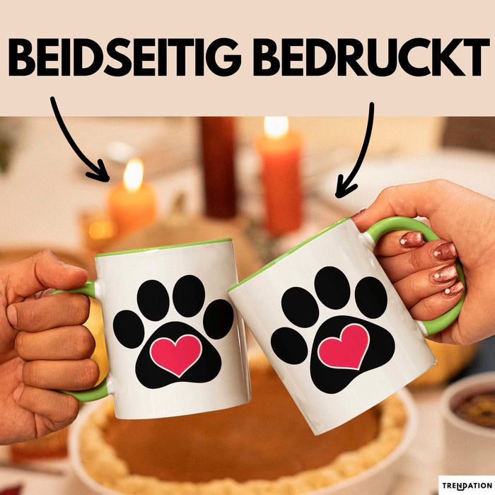 Hunde Liebhaber Tasse Geschenkidee Haustier Eltern Lustiger Geschenkidee Lustig Grün Trendation