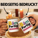 Schüler Abschluss Tasse Geschenk Lustige Geschenkidee Spruch Bam Fertig Schwarz Trendation