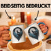 Wolf Tierliebhaber Tasse Geschenkidee für Wildtier Fans Blau Trendation