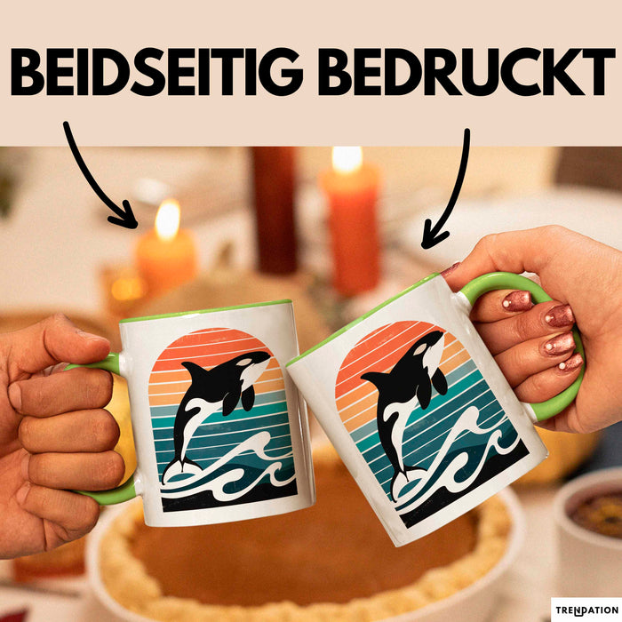 Wal Tier Tasse Geschenk Lustige Geschenkidee Spruch Grün Trendation