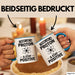 Chemiker Chemielehrer Tasse Geschenk Lustige Geschenkidee Spruch Denk Wie Ein Proton Bleib Positiv Blau Trendation