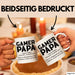 Spieler Papa Tasse Geschenk Lustige Geschenkidee Spruch Gamer Papa Weiß Trendation
