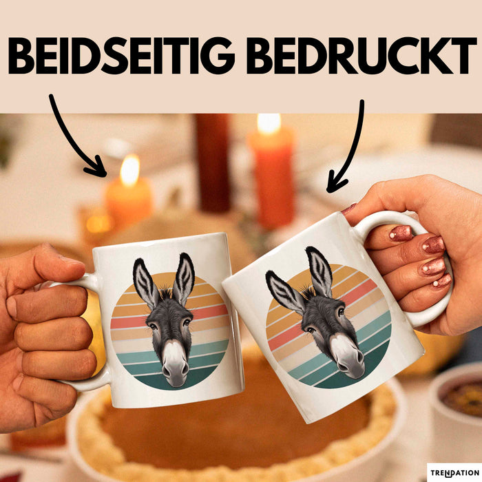 Eselbauer Esel Tier Tasse Geschenk Lustige Geschenkidee Spruch Weiß Trendation