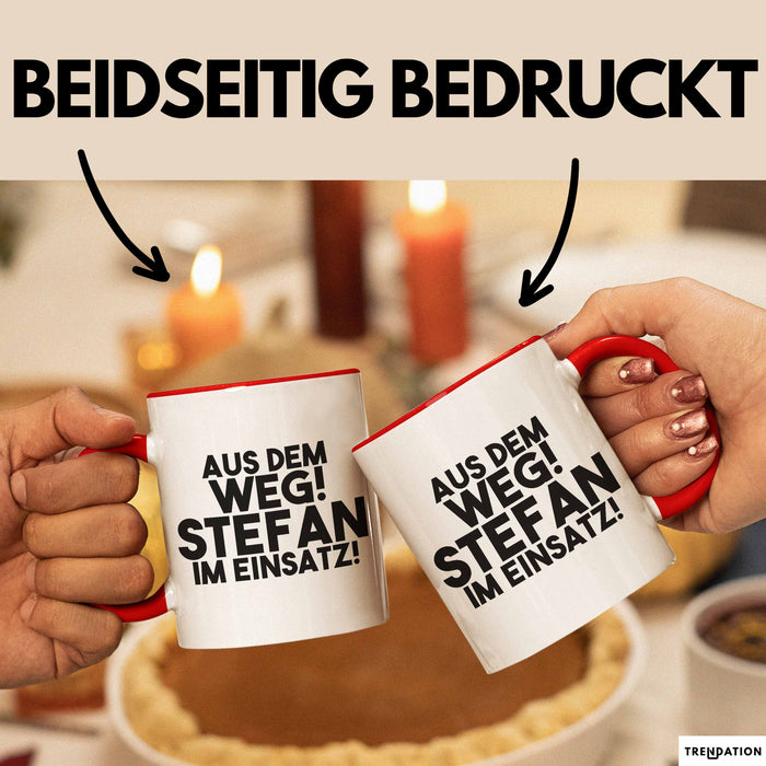Stefan Tasse Aus Dem Weg! Stefan Im Einsatz! Geschenk