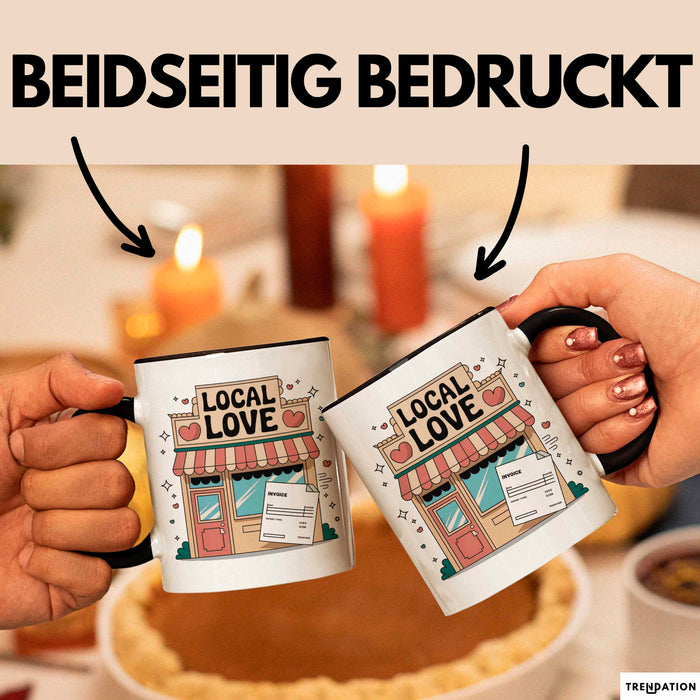 Kleinunternehmer Tasse Geschenk Lustige Geschenkidee Spruch Für Lokale Helden Trendation