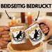 Katzen Geschenk Tasse Katzen-Besitzerin Kaffeebecher Katzen Servicepersonal Geschenkidee Schwarz Trendation