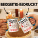 Schwester Tasse Geschenk Schwesti Kein Stress Schluck Tee Geschenkidee Blau Trendation