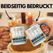 Moderator Geschenk Tasse Ich Bin Moderator Aber Sag Doch Einfach Superheld Lustige Geschenkdiee für Moderator Kaffee-Becher Blau Trendation
