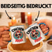 Huhn Tier Bauer Tasse Becher Geschenk Lustige Geschenkidee Spruch Hühnermama Blau Trendation