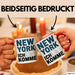 New York City USA Tasse Geschenk Lustige Geschenkidee Spruch New York Ich Komme Rot Trendation