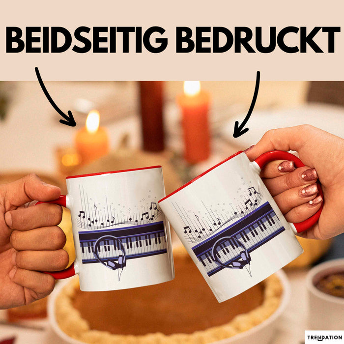 Musiker Tasse Geschenk Lustige Geschenkidee Spruch Für Musik Schaffende Rot Trendation
