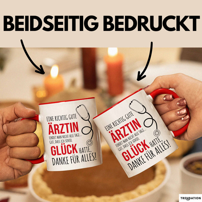 Aerztin Tasse Geschenk Eine Richtig Gute Aerztin Danke Geschenkidee Beruf