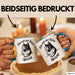 Katzenliebhaber Tasse Geschenk Spricht mit Katzen Katzenfan Blau Trendation