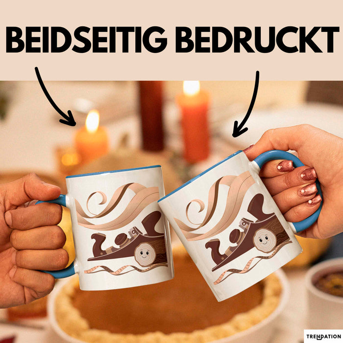 Holzarbeiter Tasse Geschenk Lustige Geschenkidee Spruch Für Holzhandwerk Fans Blau Trendation