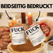 F*** Tasse Geschenk Schimpfwort 18+ Geschenkidee Männer Frauen Arbeitskollege Geschenkidee Kaffee-Becher Rot Trendation