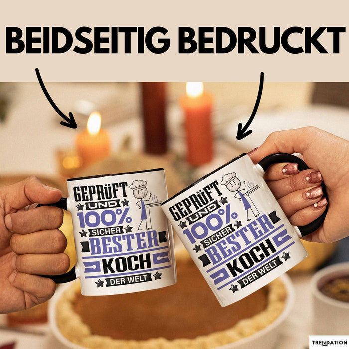 Koch Geschenk Lustiger Spruch für Koch Geschenkidee Bester Koch Der Welt Schwarz Trendation