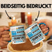 Surfer Geschenk Tasse Lustiger Spruch Erheben Sie Sich Der Surfer Betritt den Raum Blau Trendation
