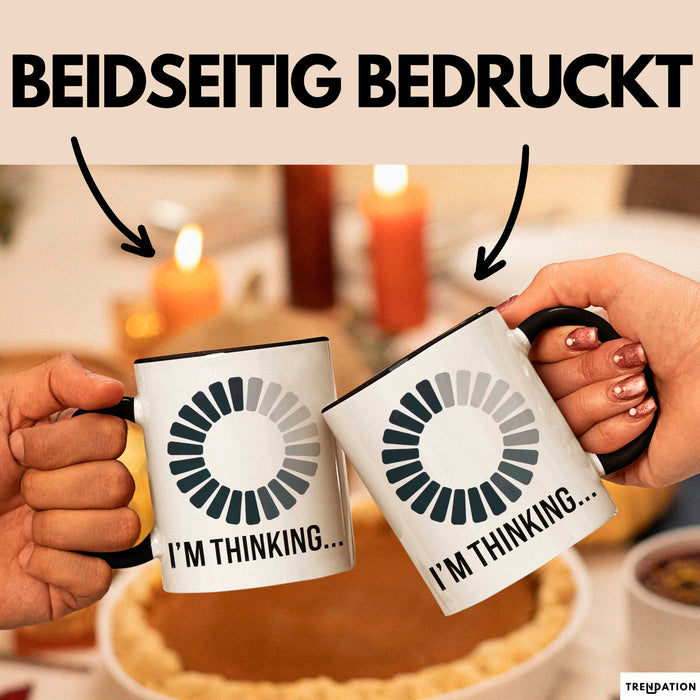 Gamer Gaming Liebhaber Tasse Geschenk Lustige Geschenkidee Spruch Ich Denke Nach Trendation