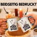 Gans Tier Gänse Bauer Tasse Becher Geschenk Lustige Geschenkidee Spruch Frieden War Nie Eine Option Blau Trendation