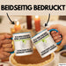 Gleitschirmflieger Geschenk Tasse Lustige Geschenkidee Geburtstag für Gleitschirmflieger Ich Bin Dieser Legendäre Gleitschirmflieger Von Dem Alle Geredet Haben Kaffee-Becher Blau Trendation