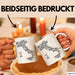 Italienische Städte Italien Karte Tasse Geschenk Lustige Geschenkidee Spruch Weiß Trendation