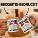 Weihnachten Tasse Geschenk Schääne Woi Nachde Kaffee-Becher Blau Trendation