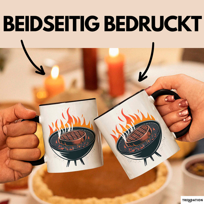 BBQ Fan Tasse Geschenkidee für Grill Enthusiasten Trendation