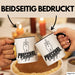 Katzen Tasse Pauschal Dagegen Katze Katzenliebhaber Kater Geschenk Miau Katzenbesitzerin Geschenkidee Humor Kaffee-Becher Schwarz Trendation