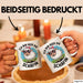 Schaf Tier Tasse Geschenk Lustige Geschenkidee Spruch Ich bin hier die Schäffin Weiß Trendation