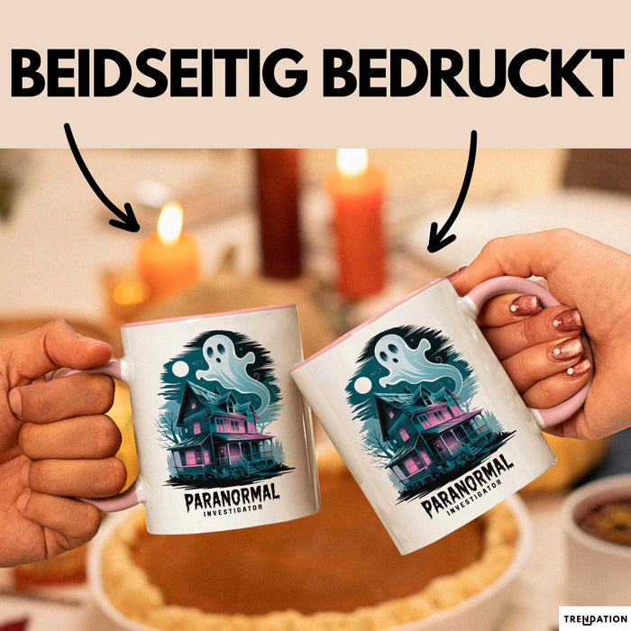 Paranormaler Ermittler Tasse Geschenkidee für Rosa Trendation