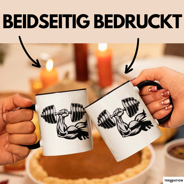Bodybuilder Tasse Geschenkidee für Fitness Experten Trendation