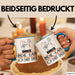 Geschenk für Indie-Fan Tasse Lustige Geschenkidee Geburtstag Ich Bin Indie-Fan Ich Darf Das Blau Trendation